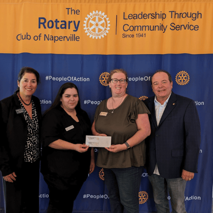 Rotary Club of Naperville Donates To DSCC